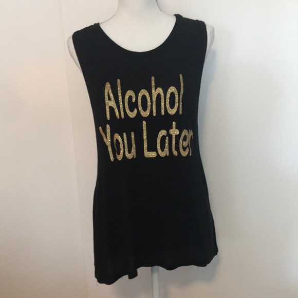 Alcohol you later Tank Top - Picture 1 of 4